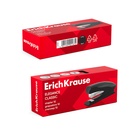 Степлер канцелярский № 10, ErichKrause Elegance, до 20 листов, встроенный антистеплер, черный - Фото 5