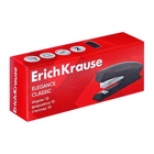 Степлер канцелярский № 10, ErichKrause Elegance, до 20 листов, встроенный антистеплер, черный - Фото 12