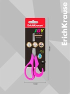Ножницы детские для левшей 14 см, ErichKrause Joy Ergo, с закруглёнными концами лезвий и линейкой, МИКС - Фото 6