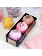 Набор бурлящих шаров Bonjour 3 шт, кофе , лаванда, роза, 360 г - Фото 4