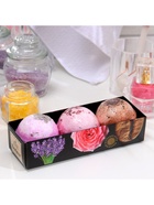 Набор бурлящих шаров Bonjour 3 шт, кофе , лаванда, роза, 360 г - Фото 5