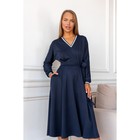 Платье женское, размер 44, цвет тёмно-синий 5595 - Фото 4