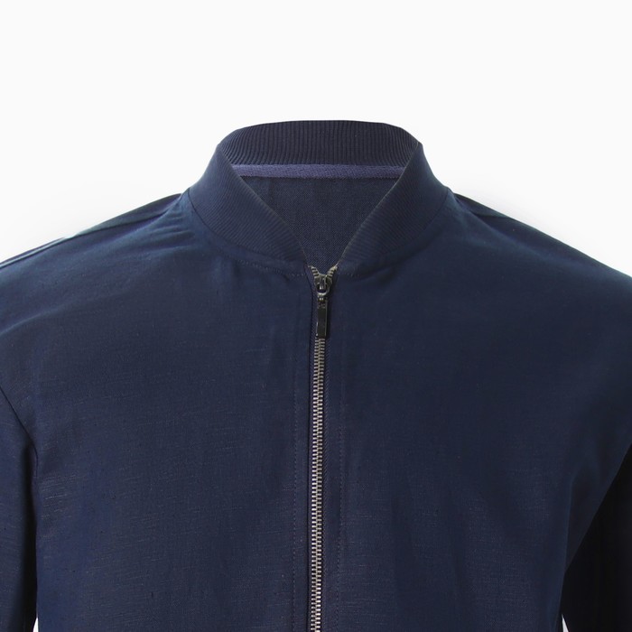 Жакет мужской, цвет тёмно-синий, размер 52 62180