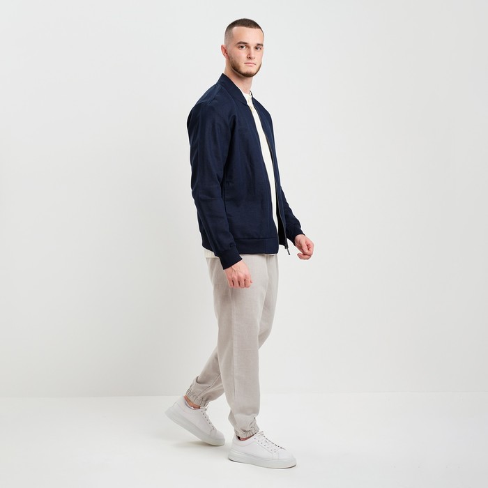 Жакет мужской, цвет тёмно-синий, размер 54 62181