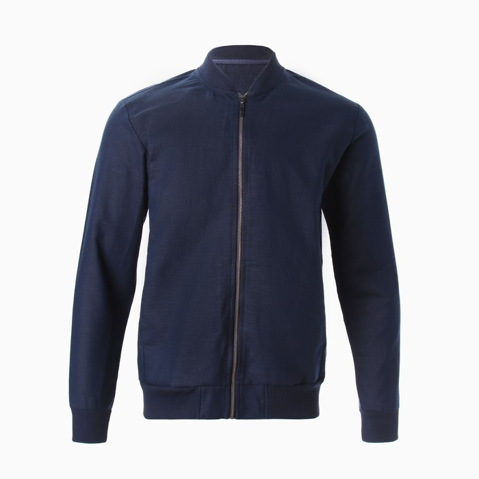 Жакет мужской, цвет тёмно-синий, размер 56 62182