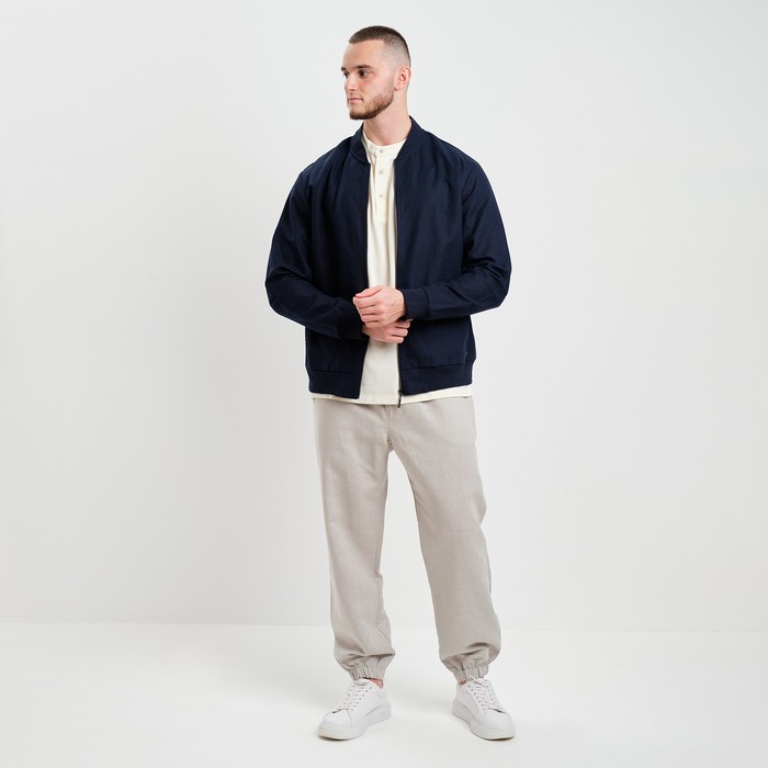 Жакет мужской, цвет тёмно-синий, размер 58 62183