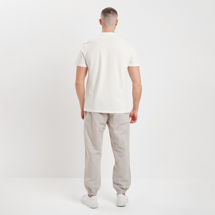 Брюки мужские, цвет светло-серый, размер 54 рост 176 62186