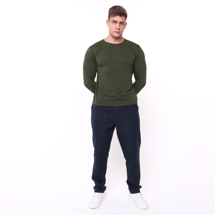 Брюки мужские, цвет тёмно-синий, размер 52 рост 188 62189