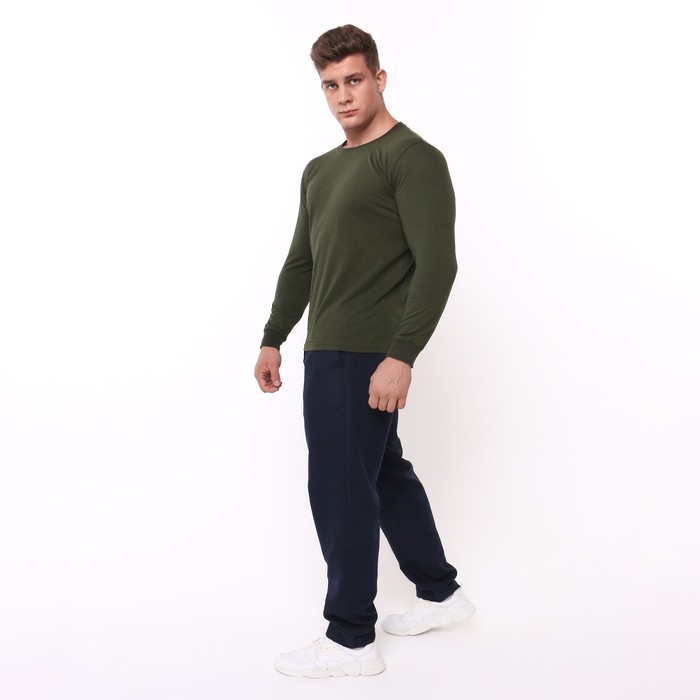 Брюки мужские, цвет тёмно-синий, размер 52 рост 188 62189