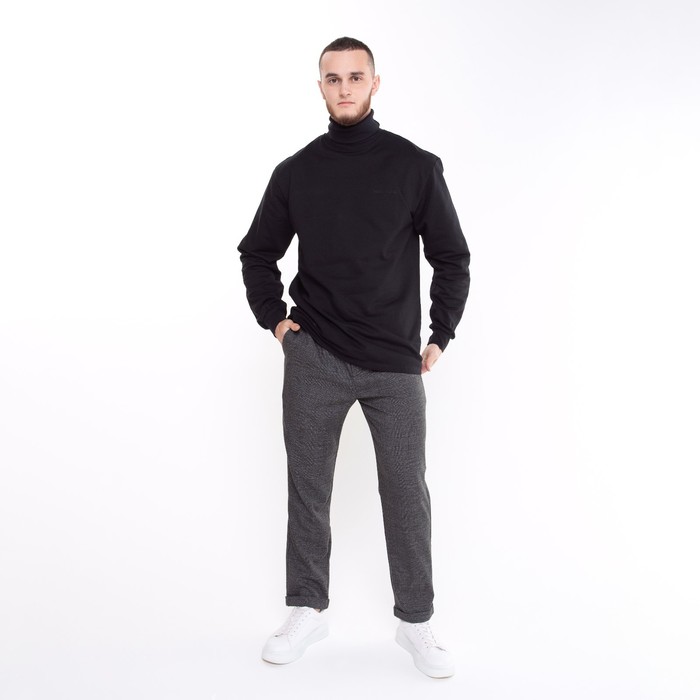 Брюки мужские, цвет серый, размер 54 рост 176 62195