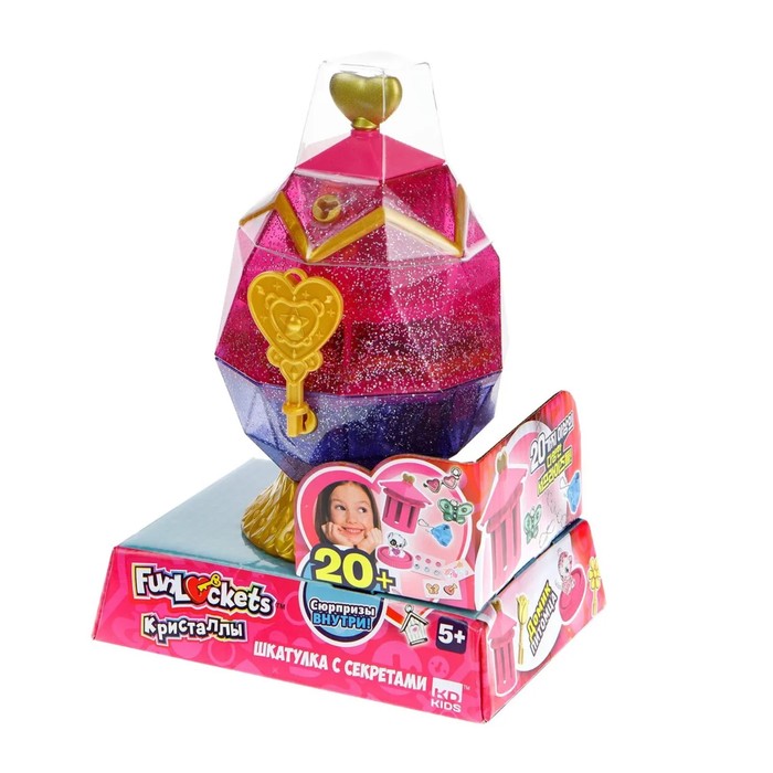Игровой набор «Кристаллы. Шкатулка с секретами», Яйцо, 20+ сюрпризов