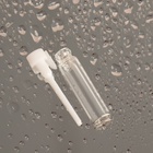 Флакон для парфюма, стеклянный, с аппликатором, набор - 10 шт., 1 мл, прозрачный, белый - Фото 4