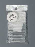 Флакон для парфюма, стеклянный, с аппликатором, набор 10 шт., 2 мл, прозрачный, белый - Фото 3