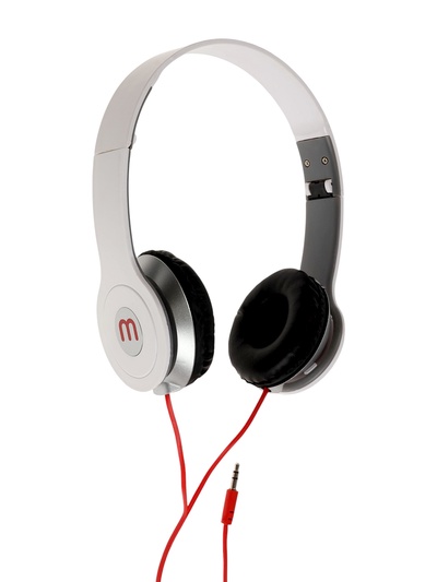 Наушники Luazon RX-11, накладные, складные, Jack 3.5 мм, белые