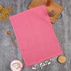 Полотенце Доляна, цвет розовый, 40х62 см, 100% хлопок, вафля 170 г/м2 - фото 319402472