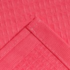 Полотенце Доляна, цвет розовый, 40х62 см, 100% хлопок, вафля 170 г/м2 - Фото 4