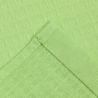 Полотенце Доляна, цвет салатовый, 40х62 см, 100% хлопок, вафля 170 г/м2 - Фото 4
