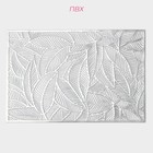 Салфетки сервировочные на стол Доляна «Листопад», 4 шт, 45×30 см, цвет серебряный - Фото 2