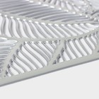 Набор салфеток сервировочных на стол Доляна «Листопад», 4 шт, 45×30 см, цвет серебряный - Фото 3