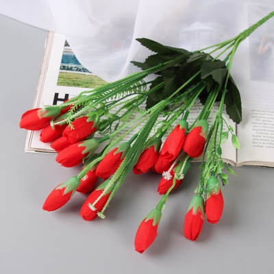 Букет искусственный «Тюльпаны галант», h=32 см, МИКС