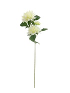 Цветы искусственные «Георгин садовый галант», 11×61 см, белые  (артикул 9229353)  большой выбор товаров оптом и в розницу по низким ценам с доставкой