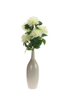 Цветы искусственные «Георгин садовый галант», 11×61 см, белые  (артикул 9229353)  большой выбор товаров оптом и в розницу по низким ценам с доставкой