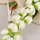 Цветы искусственные "Дремлик садовый" 3х84 см, белый - фото 7186059