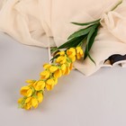 Цветы искусственные "Дремлик садовый" 3х84 см, жёлтый - фото 319402777