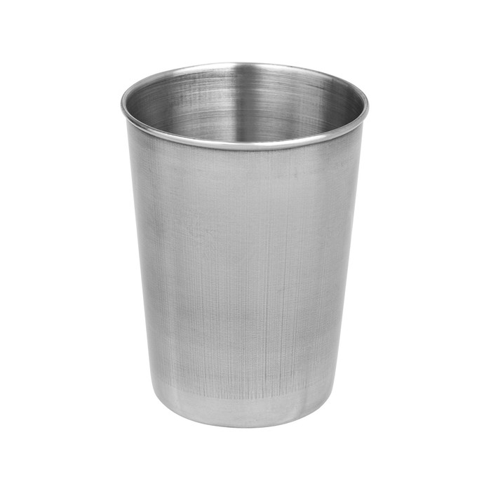 Стакан, 300 мл, 7.5×10 см, нержавеющая сталь - Фото 1