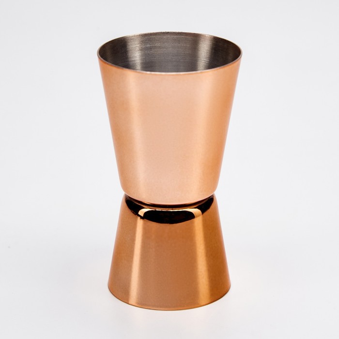 Джиггер TAKE IT EASY «Бар», 15 мл, 30 мл, нержавеющая сталь, бронзовый - Фото 1