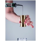 Джиггер TAKE IT EASY «Бар», 15 мл, 30 мл, нержавеющая сталь, золотой - Фото 3