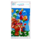 Скатерть «Мишка с шарами», 137 × 180 см, универсальная - фото 31285035