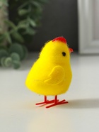 Фигурка пасхальная «Цыплята с гребешком», набор 6 шт., жёлтый 3×6×6.5 см - Фото 3