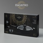 Сковорода Magistro Warrior, d=26 см, h=7 см, со стеклянной крышкой, ручка soft-touch, антипригарное покрытие, индукция - Фото 7