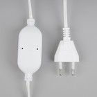 Гирлянда «Нить» 10 м роса, IP44, медная нить, 100 LED, свечение фиолетовое, мерцание, 220 В - фото 22155605