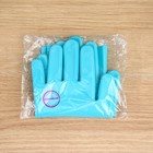 Перчатки хозяйственные силиконовые Доляна, 100 г, 28×14 см, цвет бирюзовый - Фото 7