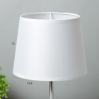 Настольная лампа «Аэлита» 1×40 Вт E14 розовый 18×18×31 см RISALUX - Фото 4