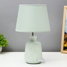 Настольная лампа "Мила" E14 40Вт мятный 20х20х33 см RISALUX - Фото 4