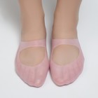Носочки для педикюра, силиконовые, с перфорацией, с лямкой, размер S, цвет розовый - Фото 3
