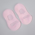 Носочки для педикюра, силиконовые, с перфорацией, с лямкой, размер S, цвет розовый - фото 6881494