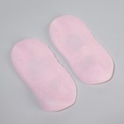 Носочки для педикюра, силиконовые, с перфорацией, с лямкой, размер S, цвет розовый - фото 6881495