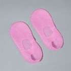 Носочки для педикюра, силиконовые, с перфорацией, с лямкой, размер универсальный, цвет розовый - Фото 4