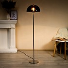 Торшер "Байхаус" Е27 15Вт коричневый 35х35х150см - фото 22156133