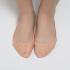 Носочки для педикюра, силиконовые, с перфорацией, 18×8 см, бежевые - Фото 3