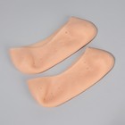 Носочки для педикюра, силиконовые, с перфорацией, 18 × 8 см, цвет бежевый - Фото 6