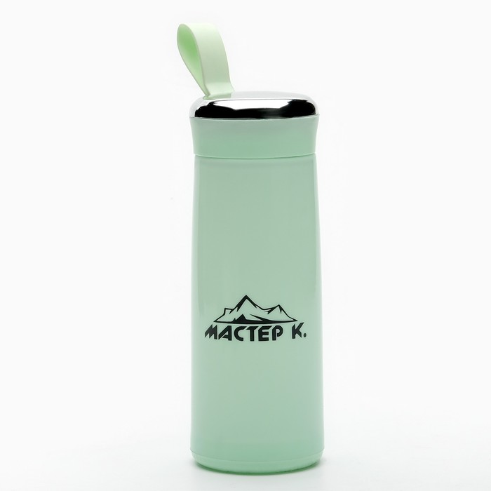 Бутылка для воды, 400 мл, "Мастер К", стекляннная, зелёная - Фото 1