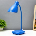 Настольная лампа "Классик"  Е27 15Вт синий 12х14х41см - фото 1686150