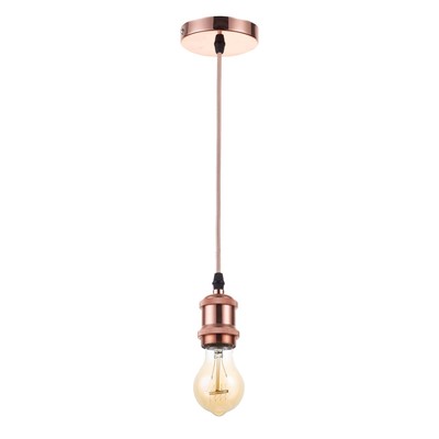 Светильник BayerLux «Эдиссон» Е27 60 Вт розовое золото 10×10×100 см