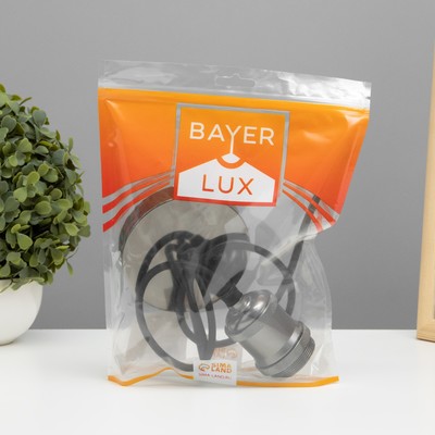 Светильник BayerLux «Эдиссон» Е27 60 Вт хром 10×10×100 см