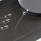 Ложка одноразовая «Фуршетная», 10 см, прозрачная - Фото 2